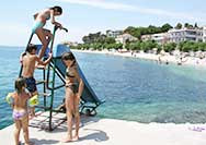 Orij-Dugi Rat-plaża dla dzieci zabawa