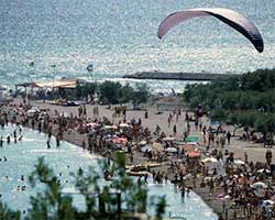 Paralotniarstwo  plaża w Omišu