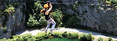 Adventure tourism - Zip line Dugi Rat